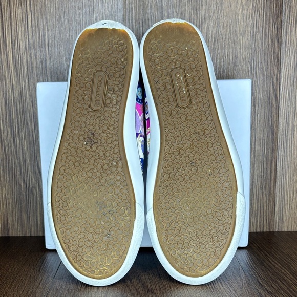 🔥🔥🔥Coach Colorful Graphic Women's Sneakers Size: 9B🔥🔥🔥 - Picture 6 of 9